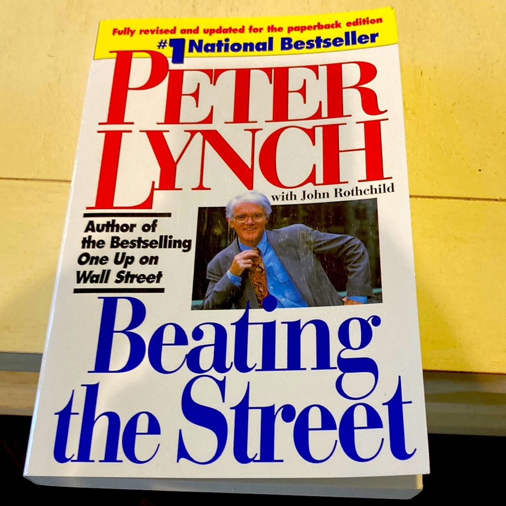 NWOT #1 BESTSELLER “ BEATING THE STREET” PETER LYNCH WITH JOHN ROTHCHILD! 📖📚